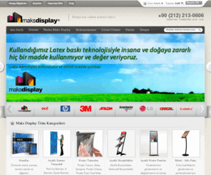 maksdisplay.com: Maks Display Örümcek Stand Roll Up Portatif Stand Fuar Standı Satış Destek Ürünleri
Örümcek stand, Roll Up Banner gibi satış detek ürünlerinde sektör lideri olan Maks Reklam'ın online katalog ve satış sitesidir.