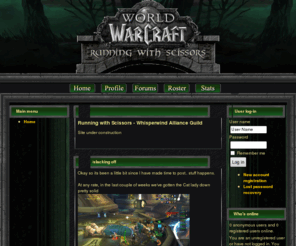 rws-guild.com: Running with Scissors :: Whisperwind Alliance Guild ()
Whisperwind Alliance Guild