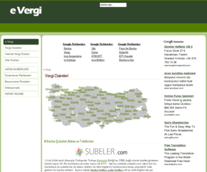 evergi.com: e Vergi - Vergi Dairesi Adres ve Telefonları
Türkiye'deki vergi dairelerinin adres ve telefonları. Vergi dairesi iletişim bilgileri.