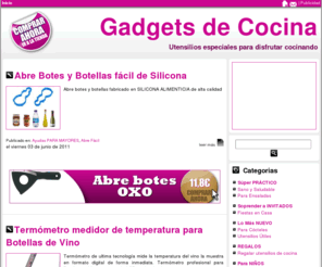 gadgetsdecocina.com: Gadgets de Cocina
Utensilios especiales para disfrutar cocinando