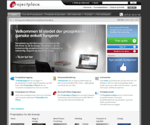 projectplace.no: Projectplace - Prosjektstyring og prosjektsamarbeid online
Effektivt og brukervennlig prosjektsamarbeid på internett. Planlegging og oppfølging av prosjektet, dokumentdeling, onlinemøter og mye mer. Start et prosjekt gratis!