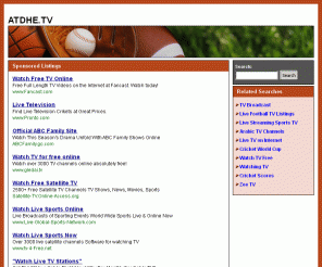 ATDHE.tv: Welcome to ATDHE.TV 