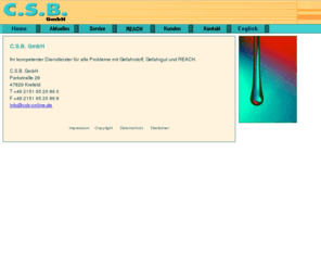 csb-online.de: C.S.B. GmbH - C.S.B. GmbH
CSB GmbH