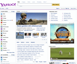 farisyahoo.com: Yahoo!
Welcome to Yahoo!, the world's most visited home page. Quickly find what you're searching for, get in touch with friends and stay in-the-know with the latest news and information.