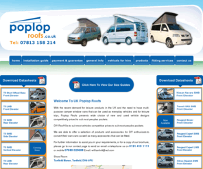 poptoproofs.com: PopTop Roofs
For further information to assist you in your requirements, or for a copy of our brochure, please go to our contact page to send an email or telephone us on 0191 419 1111 or mobile 07980 025688 Email: williamhr8@aol.com