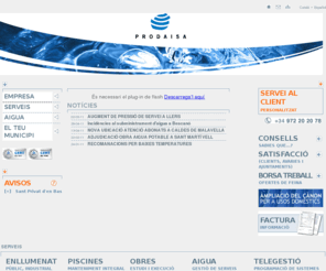 prodaisa.com: PRODAISA Solucions per a la gestió dels serveis
prodaisa solucions per a la gestió de serveis: enllumenat, piscines, obres, aigua i telegestió a la província de girona