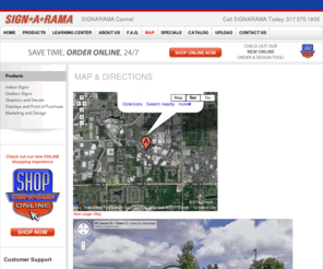 signaramaindianapolis.com: Map and Directions - Sign A Rama Carmel
514 W. Carmel Dr. In the Keltner Corporate Center.   East of US 31 (Meridian St).  West of Rangeline Rd.  North side of Carmel Dr.