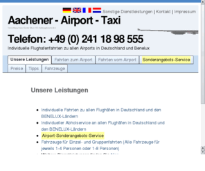 taxi-blum-aachen.com: Aachener Airport Taxi
Airport Shuttle Service