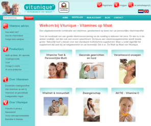 vitunique.nl: Vitunique
Vitunique Vitaminetest Vitamines Voedingssupplementen