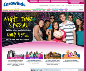 carowinds.com: Carowinds Mobile
Carowinds Theme Park - The Thrill Capital of the Southeast. There's fun for the whole family at Carowinds!