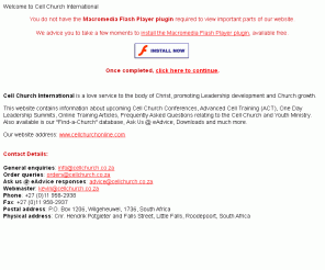 cellchurchonline.com: cellchurchonline
