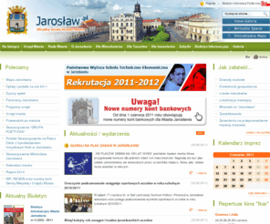 jaroslaw.pl: Urząd Miasta Jarosławia
www.jaroslaw.pl - oficjalna strona Urzędu Miasta w Jarosławiu