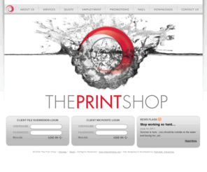 theprintshop.net: The Print Shop - Prepress/Printing, Digital Copying, Large Format Color, Bindery/Finishing, Mass Mailings, Labels, Rubberstamps, E-Communicate
thePrintShop.net has multiple locations offering services including Prepress/Printing, Digital Copying, Large Format Color, Bindery/Finishing, Mass Mailings, Labels, Rubberstamps, E-Communicate