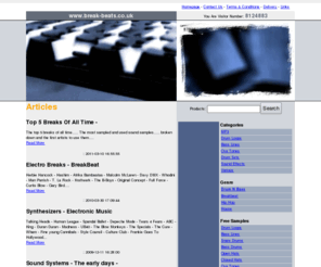 break-beats.co.uk: www.break-beats.co.uk - drum loops dj tools -
Download drum loops and dj tools in wav or mp3 formats. Genres include breakbeat, drum n bass, hip hop, house
