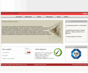 mutlumadeniesya.com: MUTLU MADENİ EŞYA LTD. ŞTİ.
MUTLU MADENİ ESYA