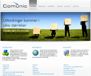 sakshaug.net: Comunic AS, samarbeidspartner innenfor informasjonsteknologi
Vi tilbyr rådgivning og løsninger innenfor Internett og datakommunikasjon, ASP/Citrix løsninger og drift/support av Microsoft og Linux baserte nettverk både internt og som outsourcing.
