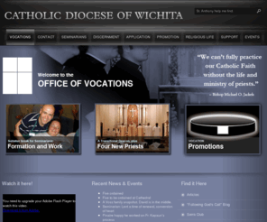 wichitapriest.com: Vocations - Catholic Diocese of Wichita
Official website of the Catholic Diocese of Wichita.