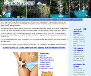 cenote-ik-kil.com: Cenote Ik-kil
Cenote Ik-Kil is located near Chichen-Itza Mexico