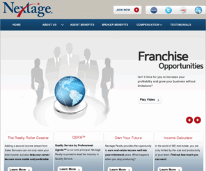 joinnextage.com: Nextage Realty Opportunity
Nextage Realty International brings a fresh new opportunity to the way real estate business is done with our innovative compensation model and true team building concept. 