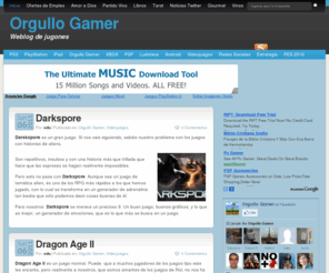 orgullogamer.com: Orgullo Gamer
Weblog de Juegos para XBOX, PS3, Play Station, Ipad, iOad, Iphone, Android y PC.