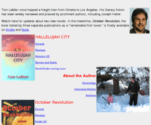 tomlamarr.com: Tom LaMarr - Author - Novelist - Writer - Hallelujah City - October Revolution - Colorado
