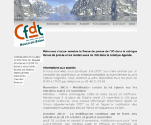 cfdt92.com: cfdt92
le site de l'union cfdt des hauts de seine