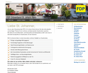 fdp-stjohann-nord.de: Liebe St. Johanner,
FDP Ortsverband Nord stellt sich vor. Informationen zu Personen, Programmen, Link