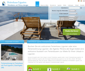 ferienhausligurien.com: Ferienhaus Ligurien | Ferienwohnung ligurien | Ferienhaus blumenriviera
Buchen Sie ein exklusives Ferienhaus Ligurien oder eine Ferienwohnung Ligurien: die Agentur Riviera dei Sogni bietet eine exklusive Auswahl von Ferienäusern zur Miete für Ihren Urlaub in Ligurien.