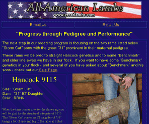 greatlambs.com: All-American Lambs -- www.greatlambs.com
Homepage -- www.greatlambs.com