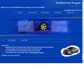 peugeotservice.org: Staddlestones Service
Website for the service department of Staddlestones Garage, Isle of Wight