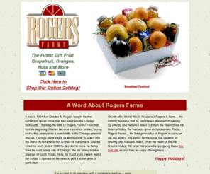 rogersfarms.com: Gift Fruit - Rogers Farms - grapefruit, oranges, citrus gift fruit
Texas gift fruit - grapefruit, oranges, citrus, gift baskets nuts and more