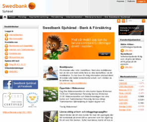 swedbanksjuharad.com: Swedbank Sjuhärad AB
Swedbank Sjuhärad - Fristående bank i Borås, Bollebygd, Mark och Svenljunga. Vinsten som går till Sparbanksstiftelsen stödjer bygdens utveckling.