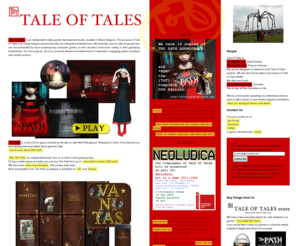 taleoftales.com: TALE OF TALES
Tale of Tales, Auriea Harvey & Michael Samyn