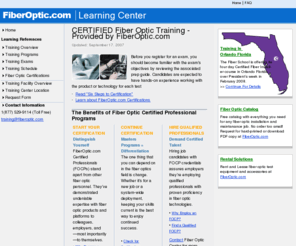 learnfiberoptic.com: Fiber Optic Training and Certifications
FiberOptic.com Trained and Certified Professionals stand apart from other fiber optic personnel. They've demonstrated undeniable expertise with fiber optic products and platforms to colleagues, employers, and—most importantly—to themselves.