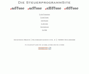 maierdeutschland.de: PC-Steuerprogramme für AR-3000A, AR-5000, NRD-535,
IC-R8500
Die SteuerprogrammSite für AR-3000A, AR-5000, NRD-535, IC-R8500 mit Unterprogrammen zur
  Speicherverwaltung, Frequenzüberwachung und Tonaufzeichnung von Siegfried Maier