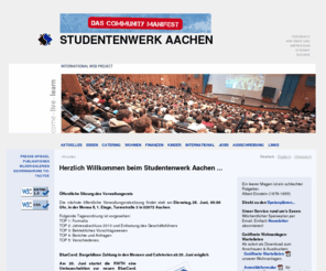 studentenwerk-aachen.de: Studentenwerk Aachen
Das Studentenwerk Aachen ist für die soziale und wirtschaftliche Betreuung der Studierenden in Aachen und Jülich zuständig. Dazu gehören: Mensen und Cafeterien, Wohnanlagen, Partyservice, BAföG, Kinderbetreuung, etc.