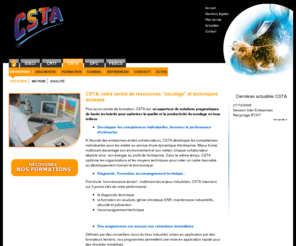 csta-soudure.com: Centre de ressources soudage : diagnostic technique, formation soudure, gÃ©nie climatique ENR
CSTA effectue des diagnostics techniques et de la formation dans les domaines de la soudure, du gÃ©nie climatique ENR, de la maintenance industrielle, de la sÃ©curitÃ© et  de la prÃ©vention.