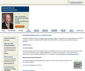 geraldworrell.com: Gerald Worrell : Northwestern Mutual
Gerald Edward Worrell is a financial representative with Northwestern Mutual