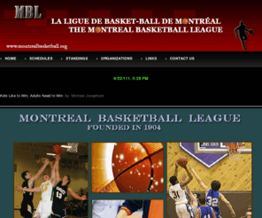 montrealbasketball.org: Montreal Basketball League
