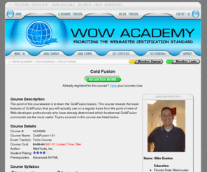 learn-coldfusion.com: Learn-ColdFusion.com - Learn ColdFusion Online
Welcome to Learn ColdFusion online, your resource for Learn ColdFusion courses and Learn ColdFusion training
