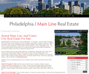 mainlinelistings.com: Philadelphia Main Line PA Real Estate - Robin Gordon Main Line Real Estate Mansion and Luxury Homes for Sale
Philadelphia Main Line PA Real Estate - Robin Gordon Main Line Real Estate Mansion and Luxury Homes for Sale