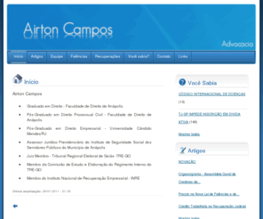 airtoncampos.com: Airton Campos • Advocacia
Airton Campos Advocacia, Anápolis-GO.