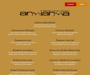 armiarma.com: armiarma.com - literaturaren sarean
