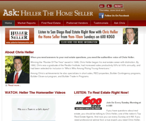 askhellerthehomeseller.com: Ask: Heller The Home Seller
Ask Heller The Home Seller, expert real estate advice from Chris Heller on 760 KFMB AM, San Diego