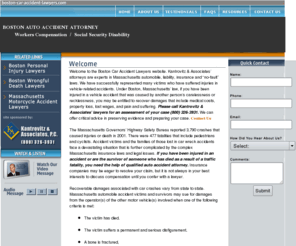 boston-car-accident-lawyers.com: Boston Car Accident Lawyers, Massachusetts Automobile Wreck Attorneys, Injured, Vehicle Collision
Boston Car Accident Lawyers, Massachusetts Automobile Laws Attorneys, Injured, Motor Vehicle Collision, Traffic Fatality, Car Crash, Wreck Damages, Medical Expenses, Compensation, Automobile Mishaps, MA