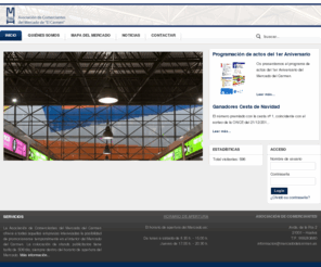 mercadodelcarmen.com: Asociación de Comerciantes del Mercado de "El Carmen"
Asociación de Comerciantes del Mercado de El Carmen.