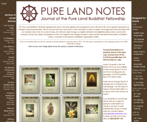 purelandnotes.net: PURE LAND NOTES
Pure Land Notes, Journal of the Pure Land Buddhist Fellowship.