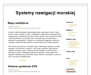 snm.org.pl: Systemy nawigacji morskiej
