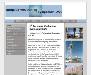 weathering-symposium.org: European Weathering Symposium - EWS
Welcome to the European Weathering Symposium - EWS, organised by the German Society for Environmental Engineering GUS in behalf of the Confederation of European Environmental Engineering Societies CEEES.