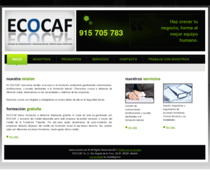 ecocaf.es: ECOCAF :: Entidad de Coordinación y Organización del Crédito Formativo
